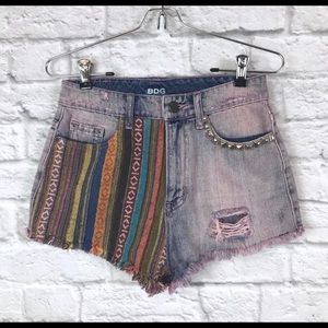 BDG DREE high rise cheeky festival shorts